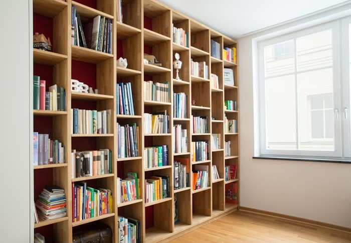 Modern Floating Wall Shelf - Solid Walnut Wood by Wooden Plus